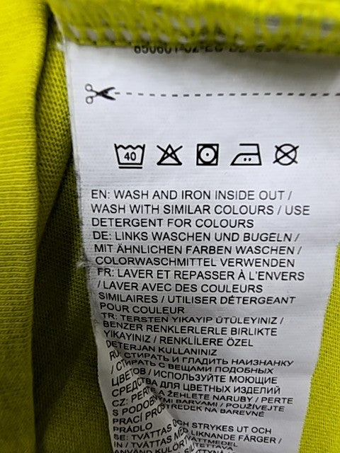 PUMA Men's Yellow Short Sleeve T-Shirt Size L Crewneck