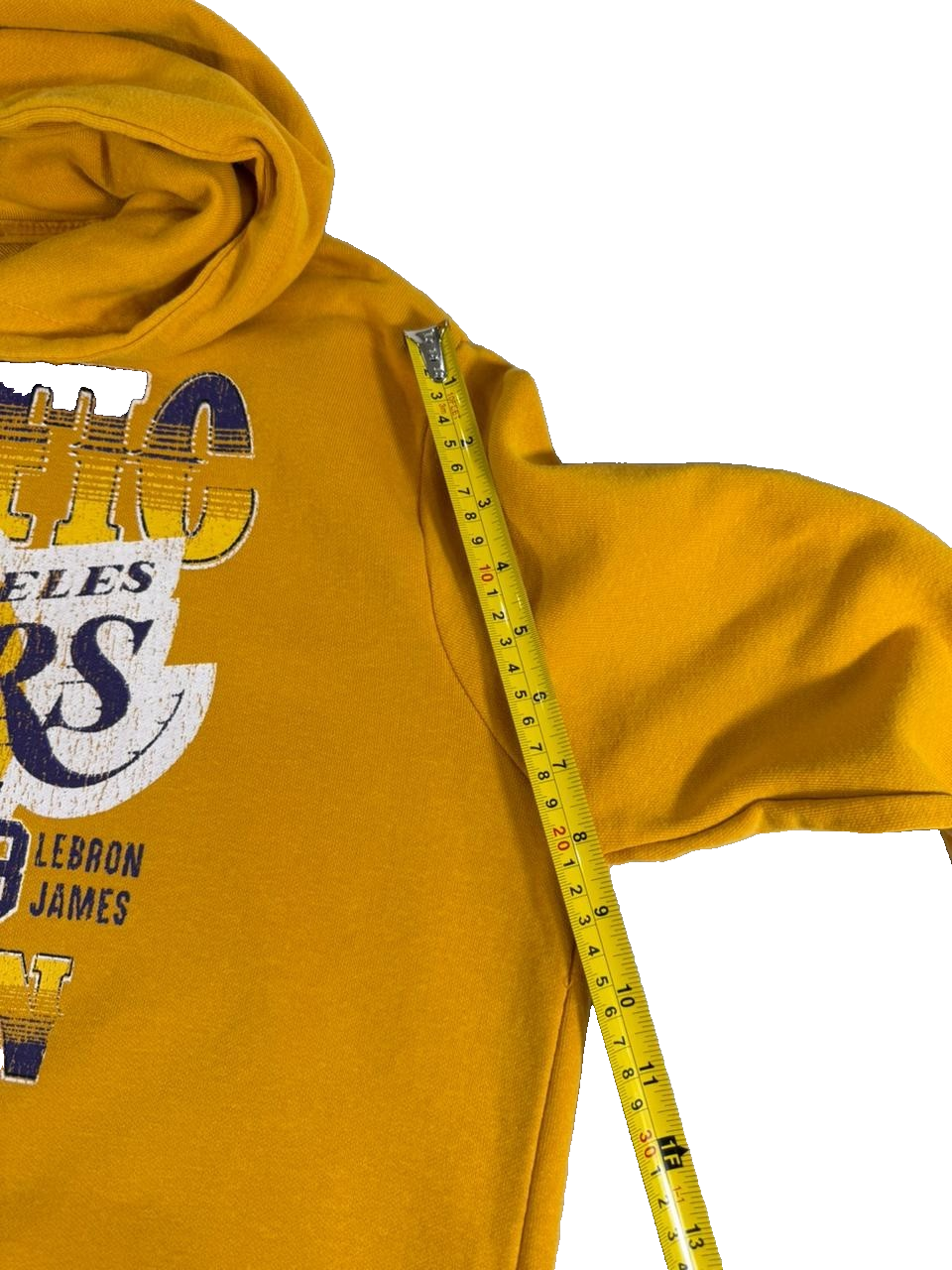 NBA Los Angeles Lakers LeBron James #23 Hoodie - Gold - Size Large
