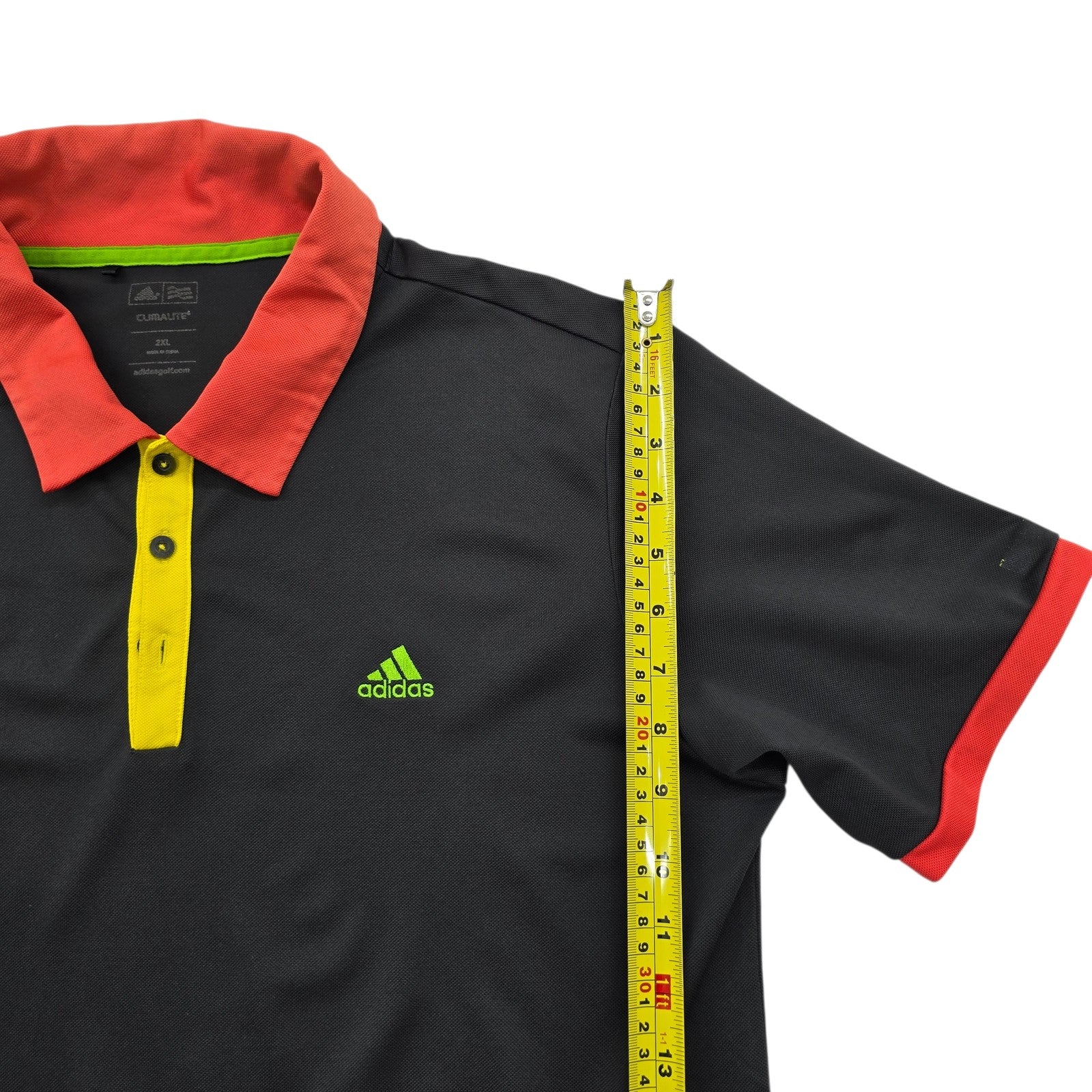 Adidas Men Black Polo Shirt size XXL product image 6