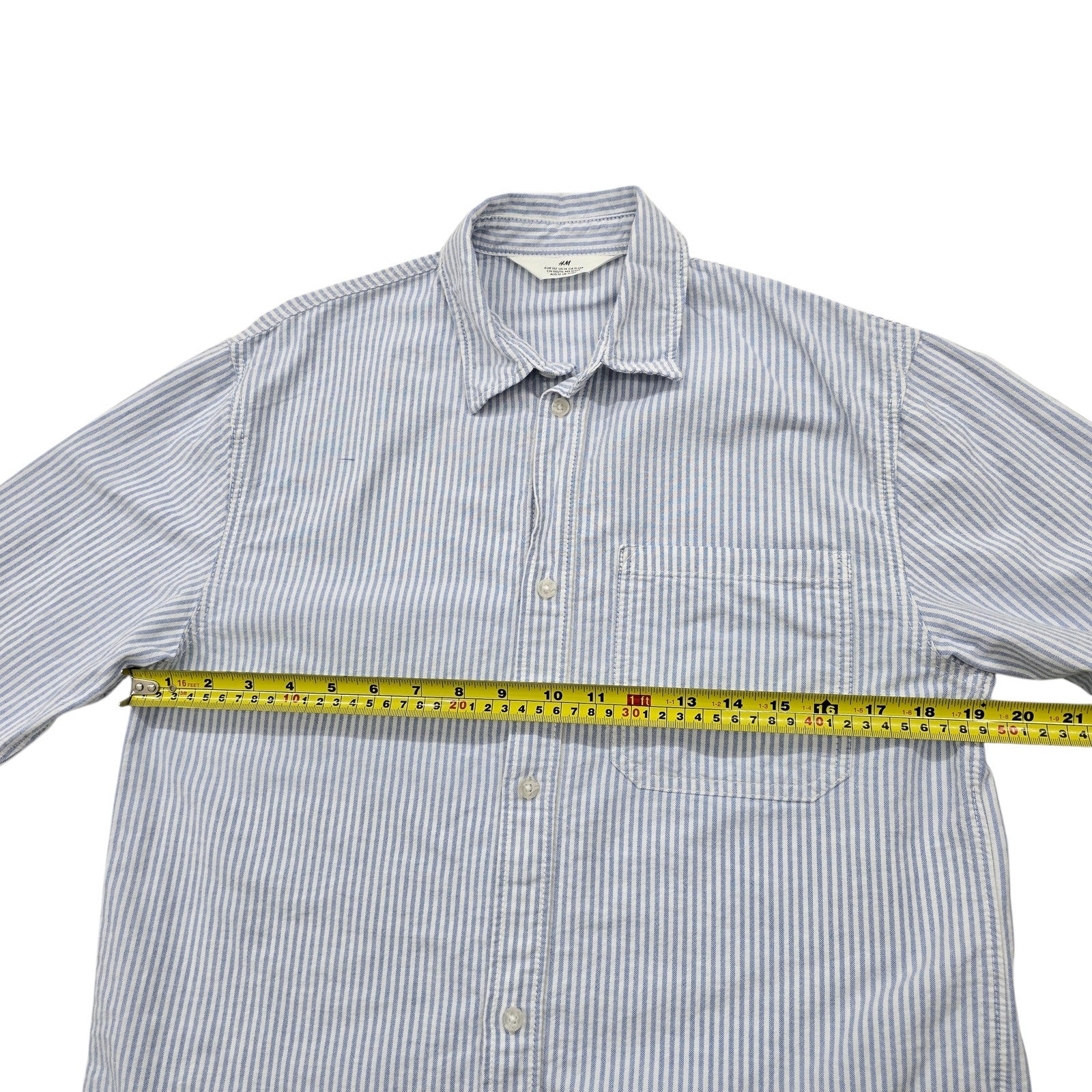 H&M Men Blue Shirt size 14 product image 6