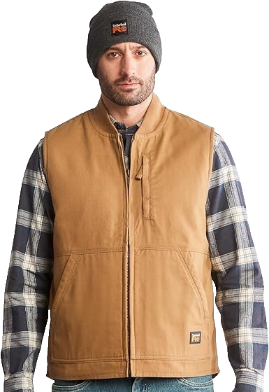 Timberland Unisex-Adult Gritman Lined Canvas Vest Gritman Lined Canvas Vest M
