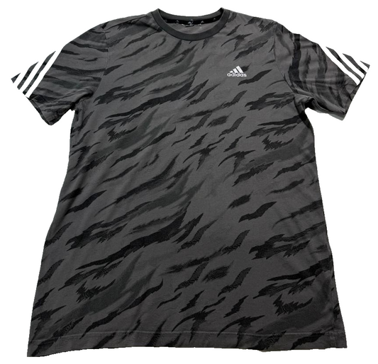 Adidas Men's Multicolor T-Shirt – Size M, And Tiger Stripe Brand, Graphic