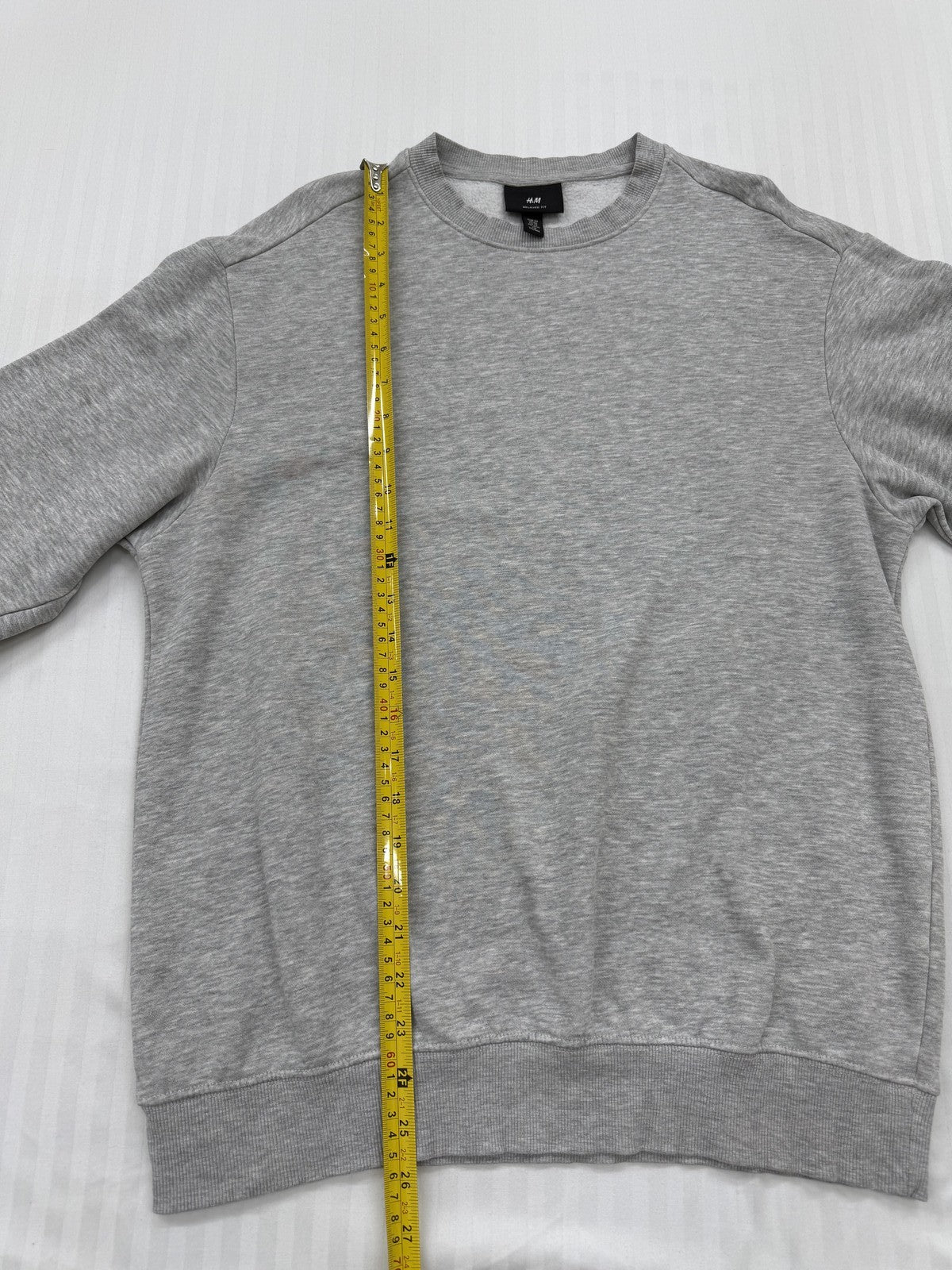 H&M Men Gray Sweatshirt size XS product image 7