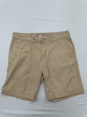 Napapijri Men's Beige Bermuda Shorts Size 34
