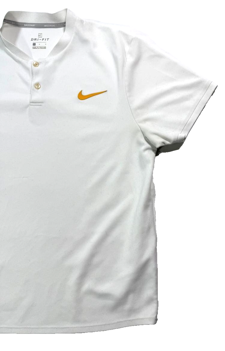 Nike Court Advantage Solid Polo Men White - Size L