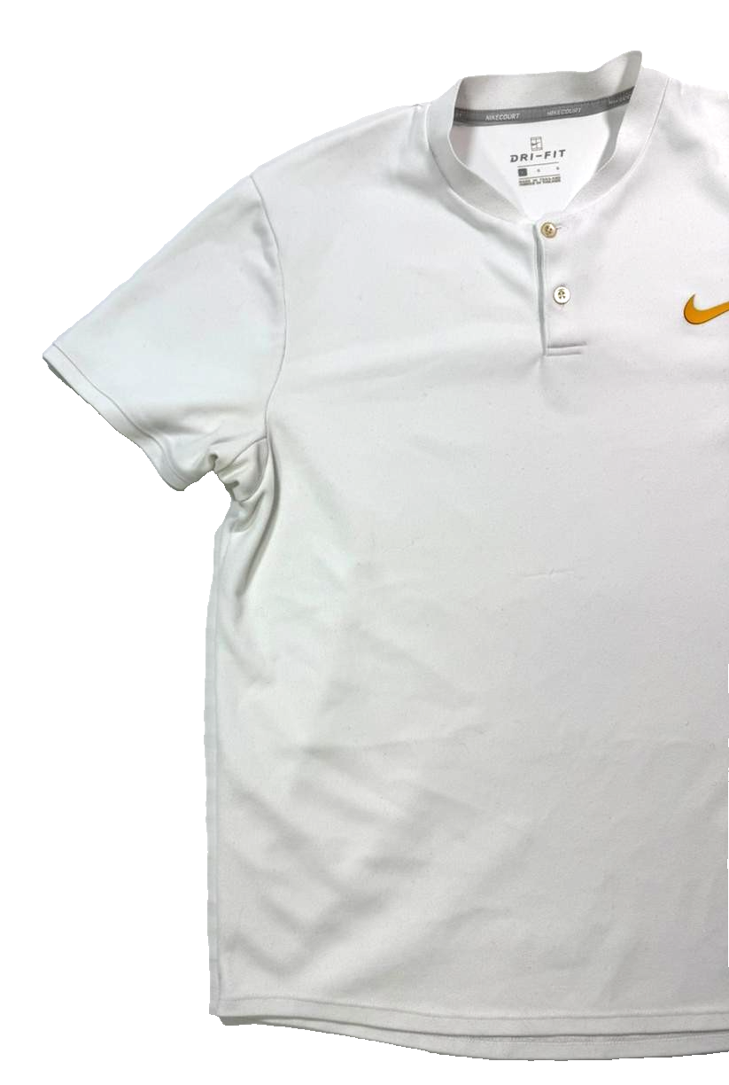 Nike Court Advantage Solid Polo Men White - Size L