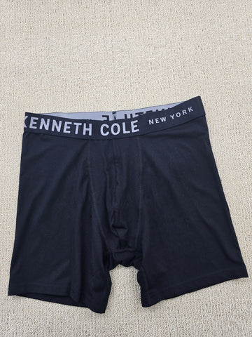 Kenneth Cole NY Men's Boxer Briefs Dark Grey Classic Fit Elastic Waist