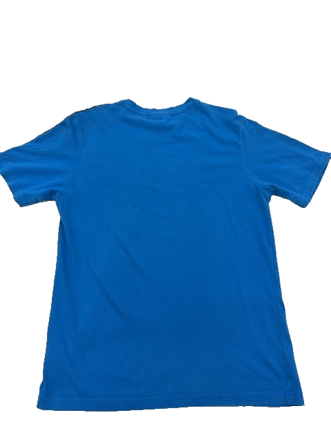 Fila Blue Stripe Cotton T-Shirt S Short Sleeve Crewneck Logo