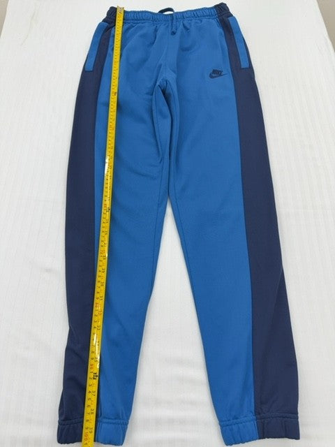 NIKE Men's Blue Color-Block Track Pants Size M