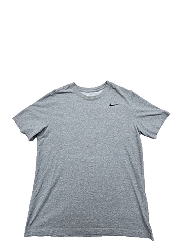 Nike Men's Heather Grey Dri-FIT Tee T-Shirt Size M