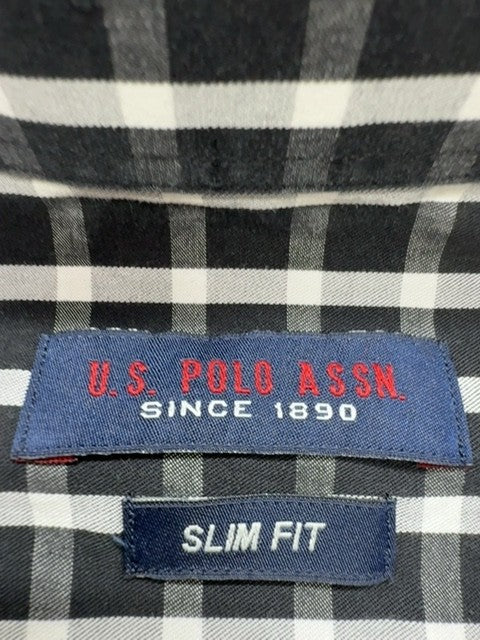 U.S. Polo Assn Men Black Polo Shirt size L product image 3