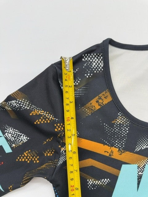 Nike Dri-FIT Women Black Long Sleeve Graphic T-Shirt Size M