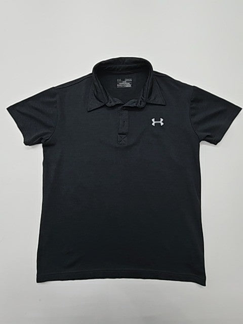 Under Armour Boys Black Polo Shirt product image 1