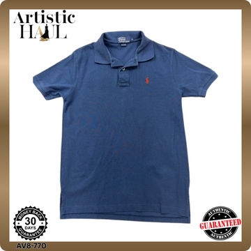 Polo Ralph Lauren Navy Cotton Polo Shirt S Classic Fit Pony Logo