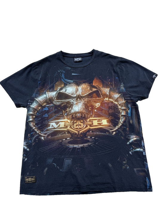 Unverified Brand Men's Black T-Shirt – Size L, Short Sleeve, Crew Neck