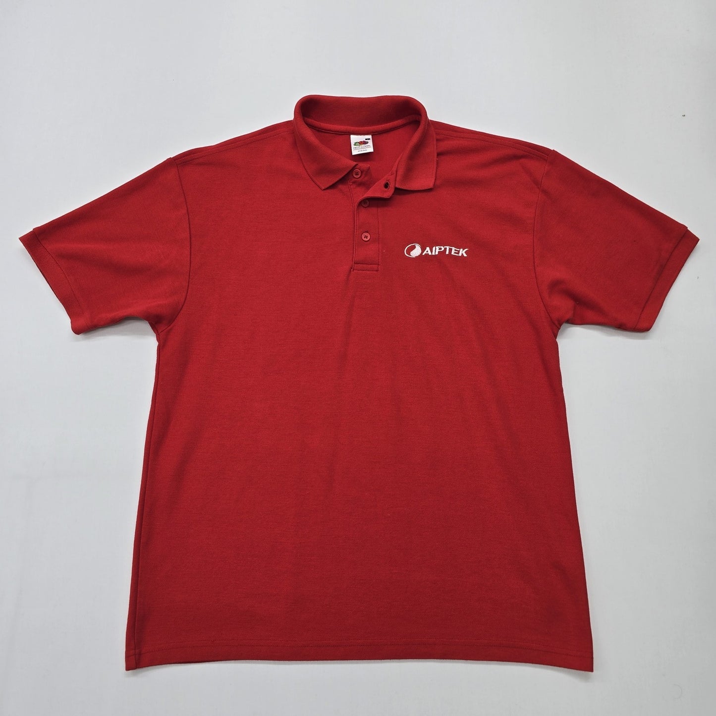 Fruit of the Loom Men Red Polo Shirt size L product image 1