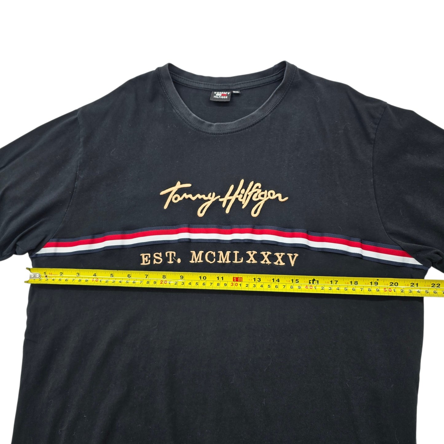 Tommy Hilfiger Men Black T-Shirt size XXL product image 6