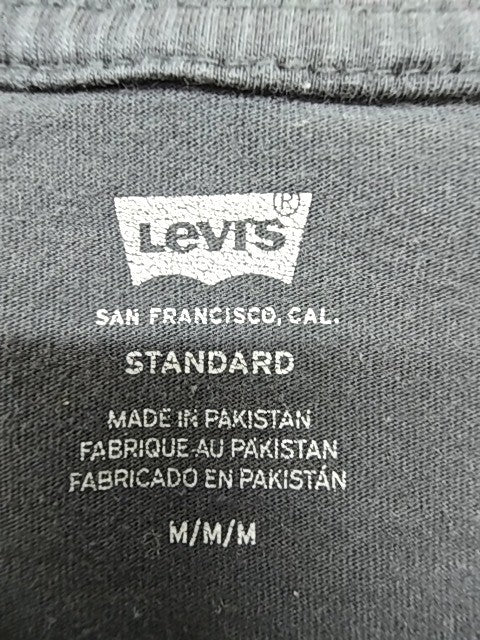Levi's Men Black T-Shirt size M product image 4
