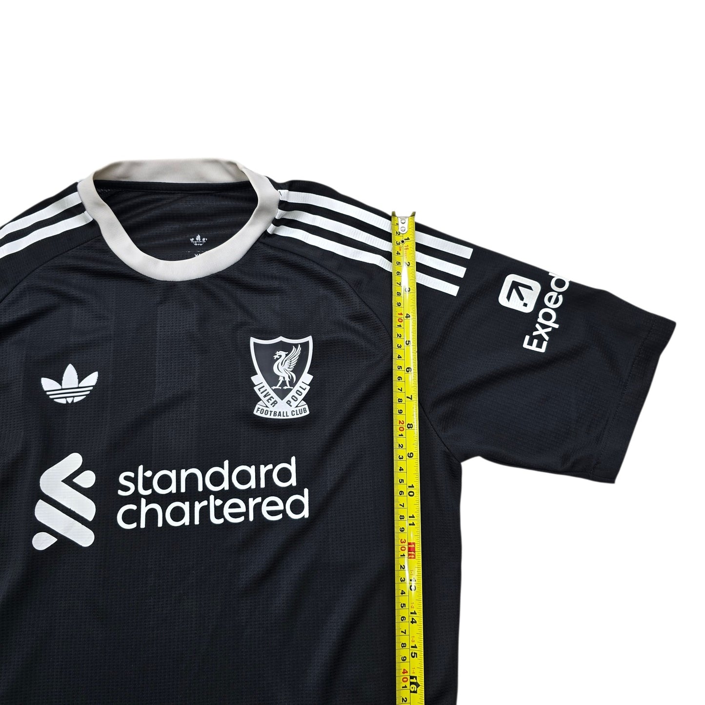 Adidas Men's Black Liverpool FC 25/26 Away Authentic Jersey