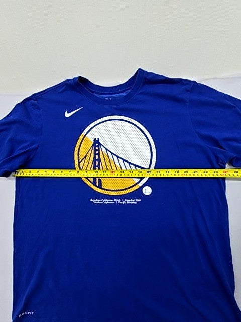 Nike Men's Blue NBA Dri-FIT Crewneck T-Shirt XL Short Sleeve
