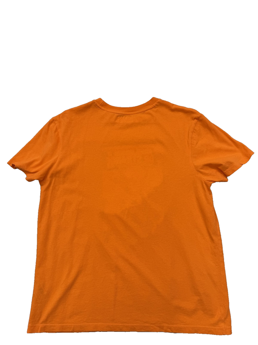 Primark Men's Dr Strange Marvel Orange L Short Sleeve T-Shirt Double Sided