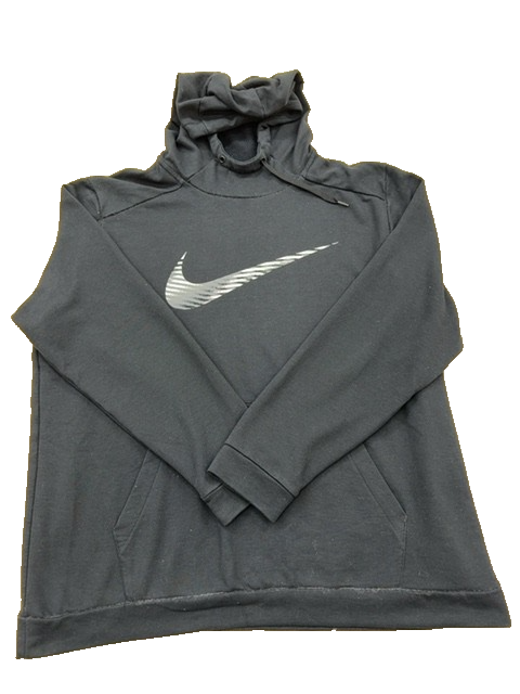 Nike Men's XL Gray Dri-FIT Pullover Hoodie Long Sleeve