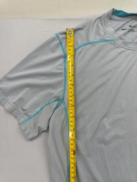 Nike Pro Men's Grey Hypercool Fitted T-Shirt Size M