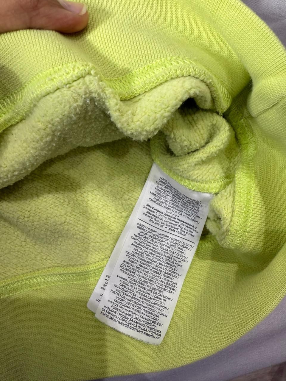 Nike Men's Green Pullover Hoodie Sweatshirt Size Medium US Hooded Casual Wear