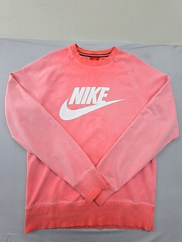 Nike Pink Fleece Crew Neck Sweatshirt Size S Unisex