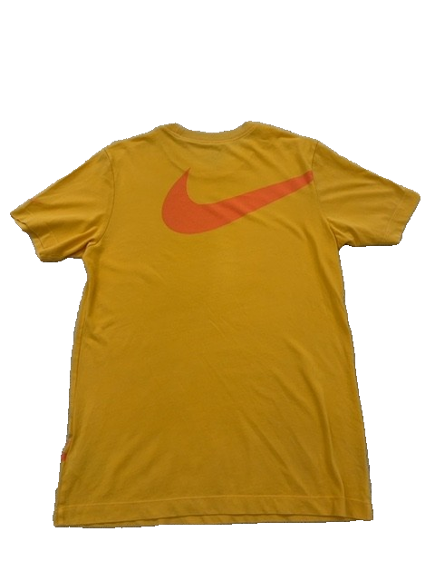 Nike Men's Yellow Dri-FIT Crewneck T-Shirt Size S Short Sleeve