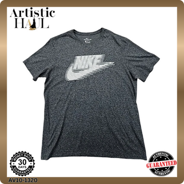 Nike Tee Crewneck Short Sleeve Grey Men's XL Regular
