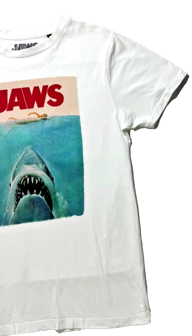 Universal Studios Shark Film Cotton Short Sleeve T-Shirt - Sizes S