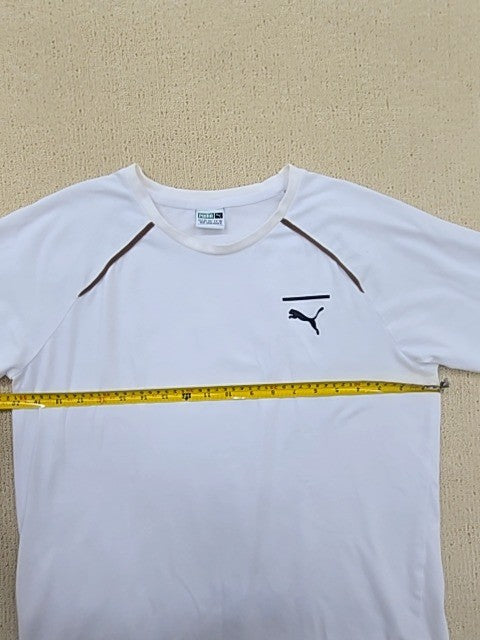 Puma Formula 1 F1 Men's White Graphic Cotton T-Shirt M
