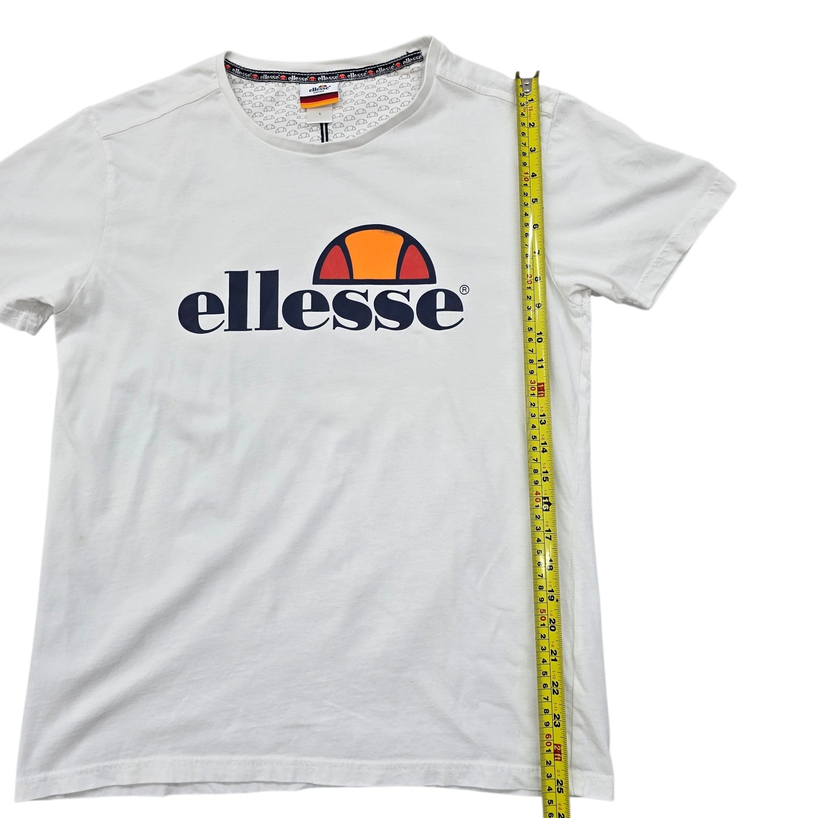 Ellesse Men White T-Shirt size L product image 7