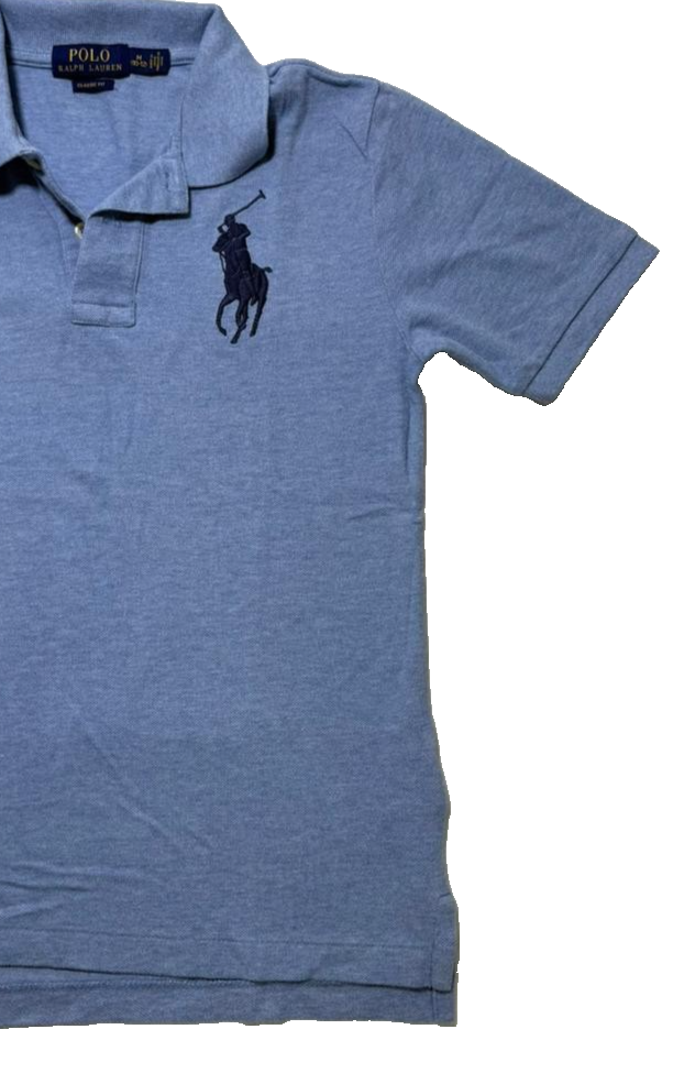 Polo Ralph Lauren Classic Fit Boys Polo Shirt Blue Size M (1012)