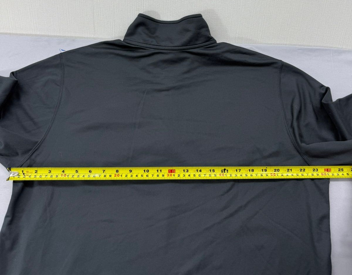 Nike Men's Gray Dri-FIT 1/4 Zip Pullover Jacket XL