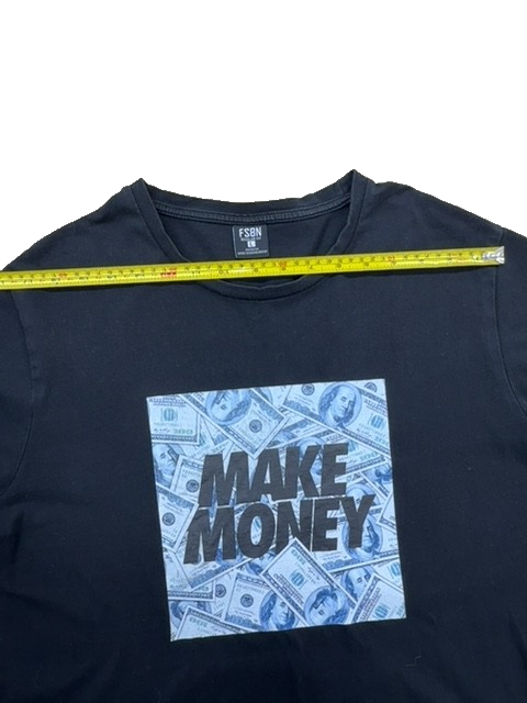 Entrepreneur Money T-Shirt Unisex L Black Cotton Crewneck Short Sleeve