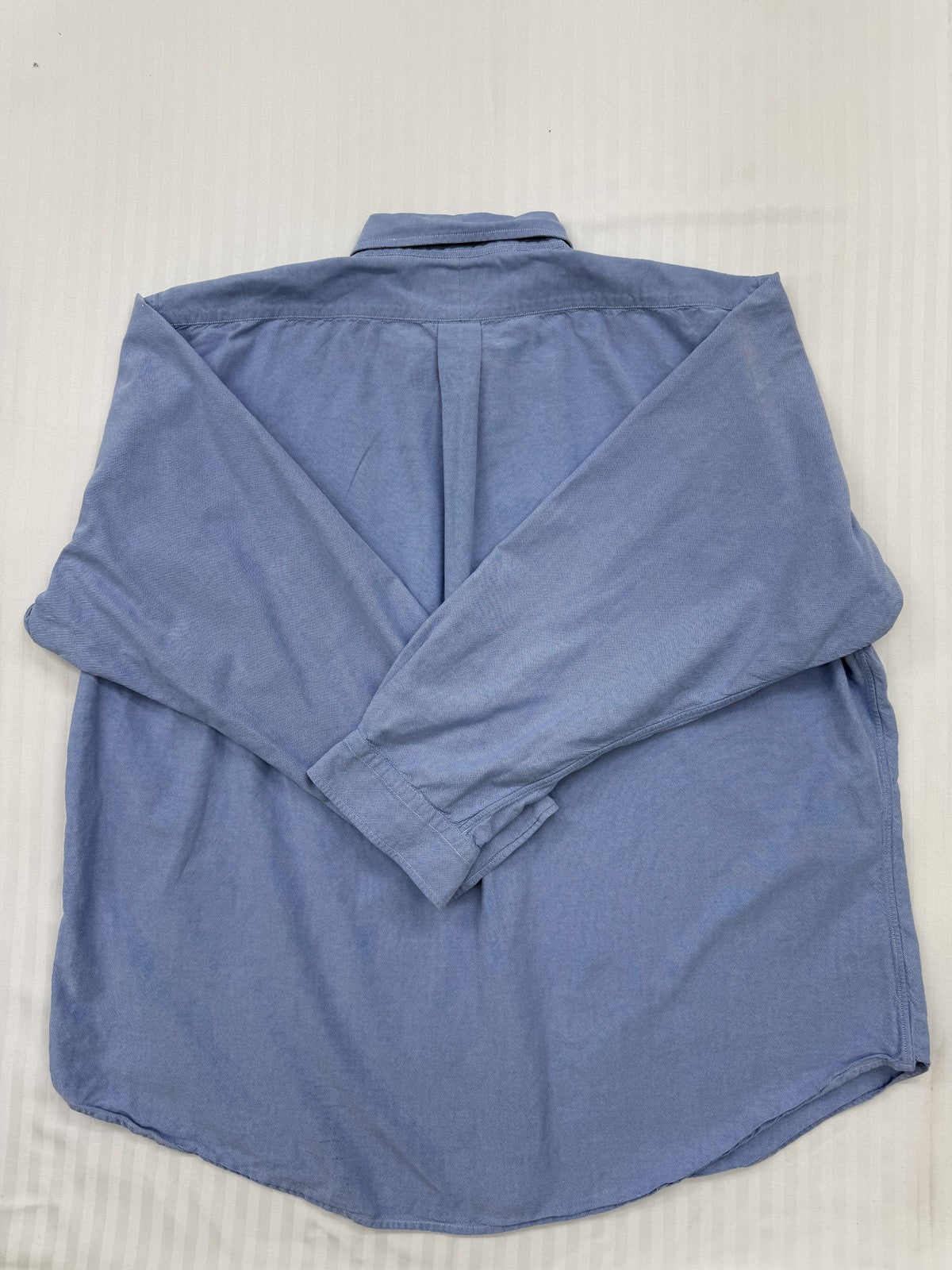 Ralph Lauren Men Light Blue Chambray Button-Up 2XL