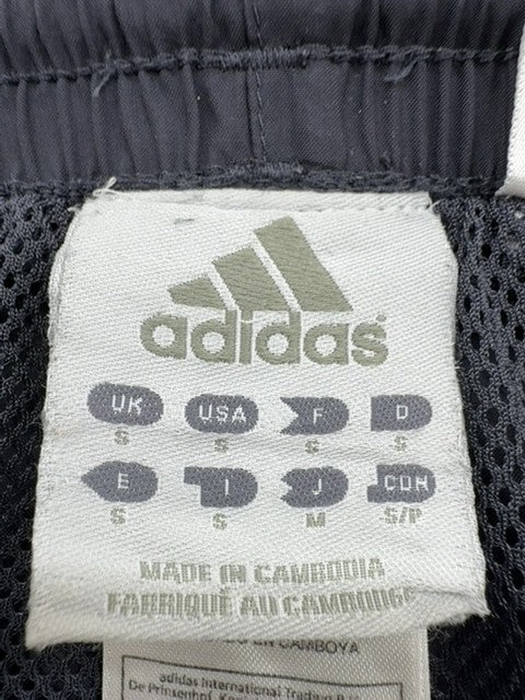 Adidas Navy 3-Stripes Track Pants Tapered Zipped Pockets Unisex