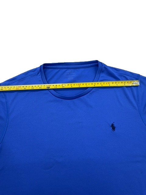 Polo Ralph Lauren Men's Blue Short Sleeve T-Shirt Regular Pony Logo
