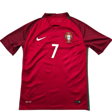 Nike Men's Portugal Red Soccer Jersey Size S Dri-FIT