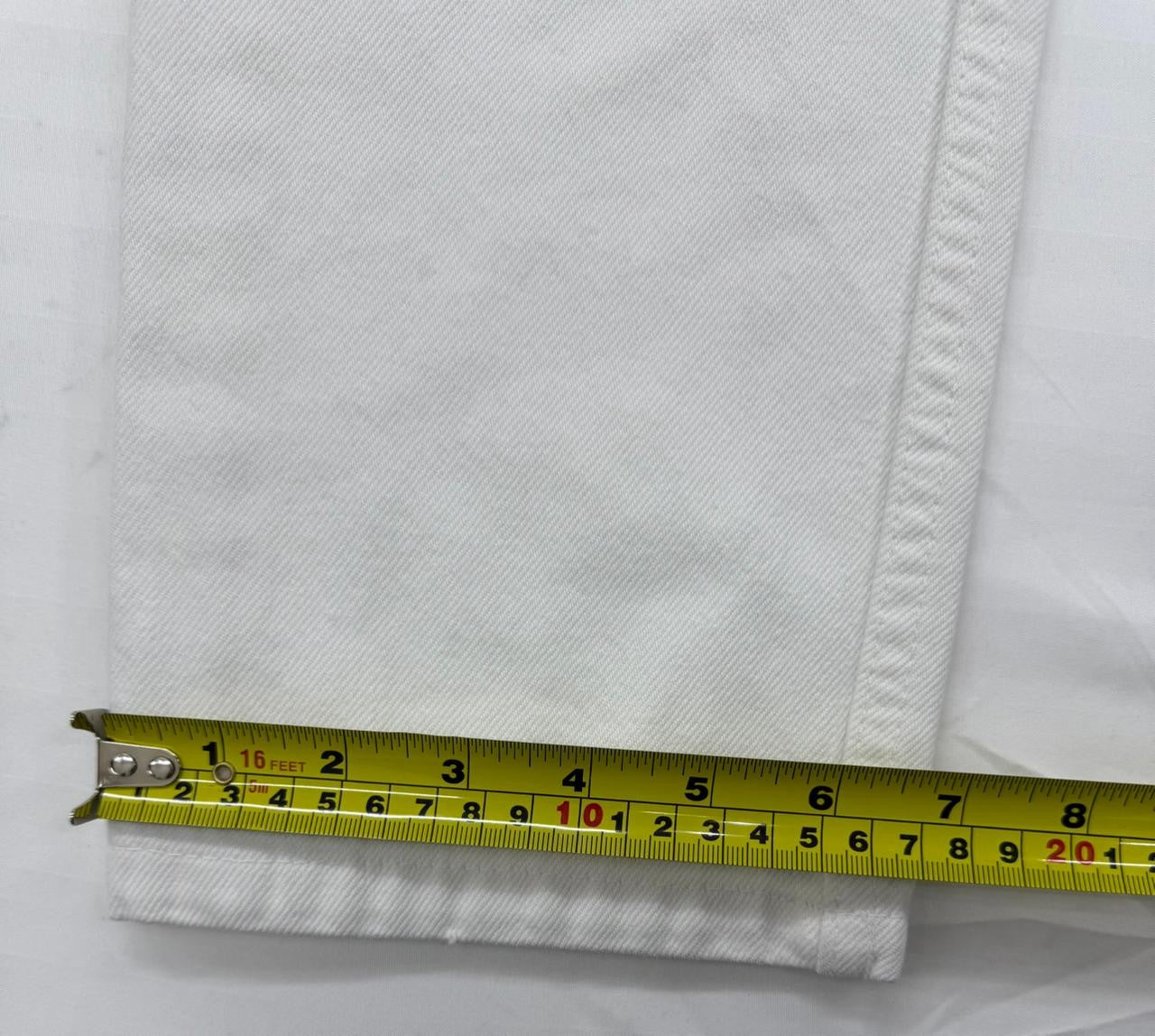 Vintage Levi's 534 White Slim Jeans 29x32 High Rise
