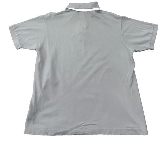 Lacoste Men's Gray Polo Shirt – Size L, Logo, Cotton
