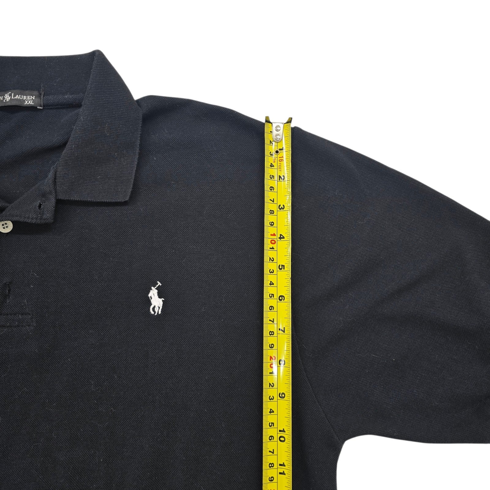 Polo Ralph Lauren Men Black Polo Shirt size XXL product image 5