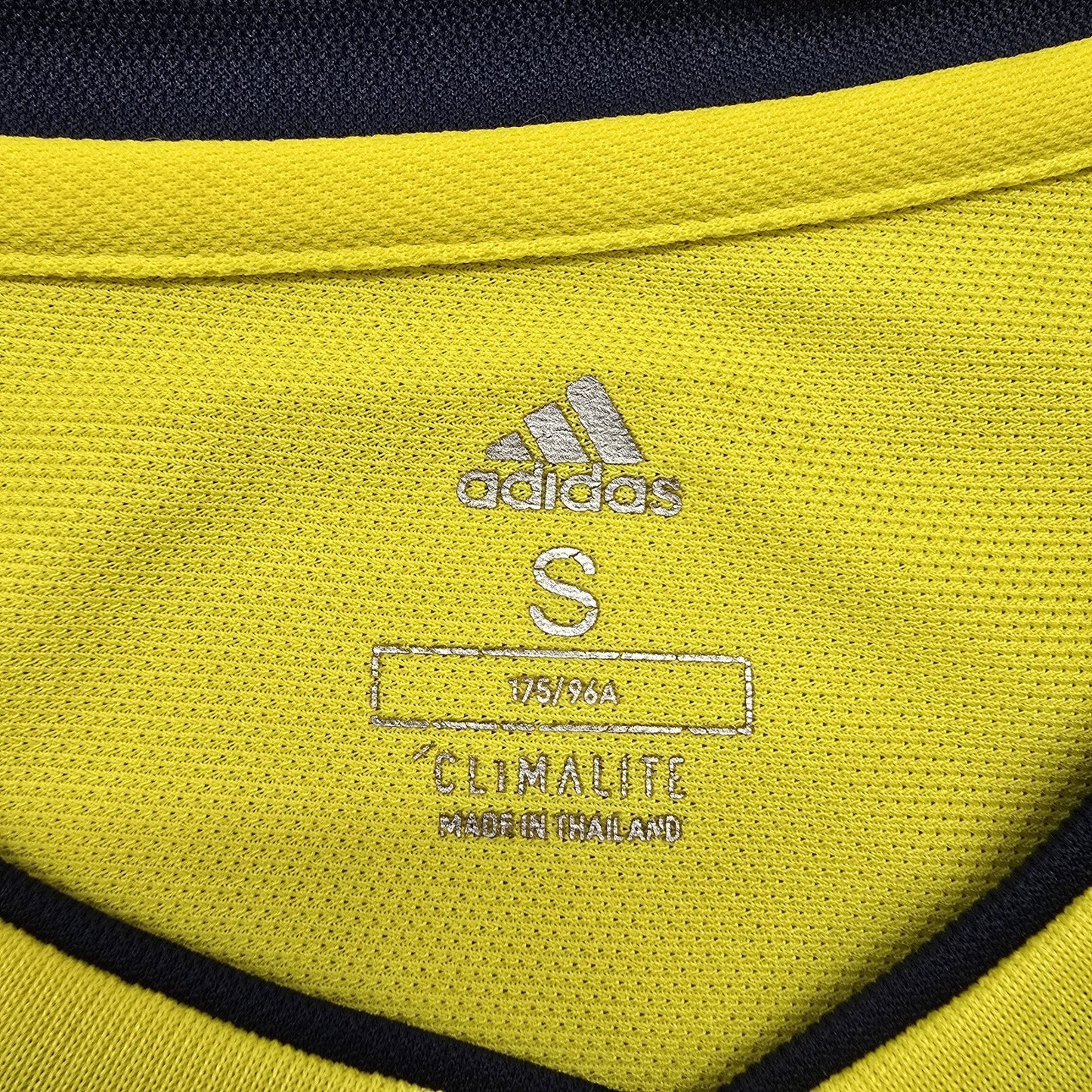 Adidas Unisex Yellow Colombia Soccer Jersey Size S New