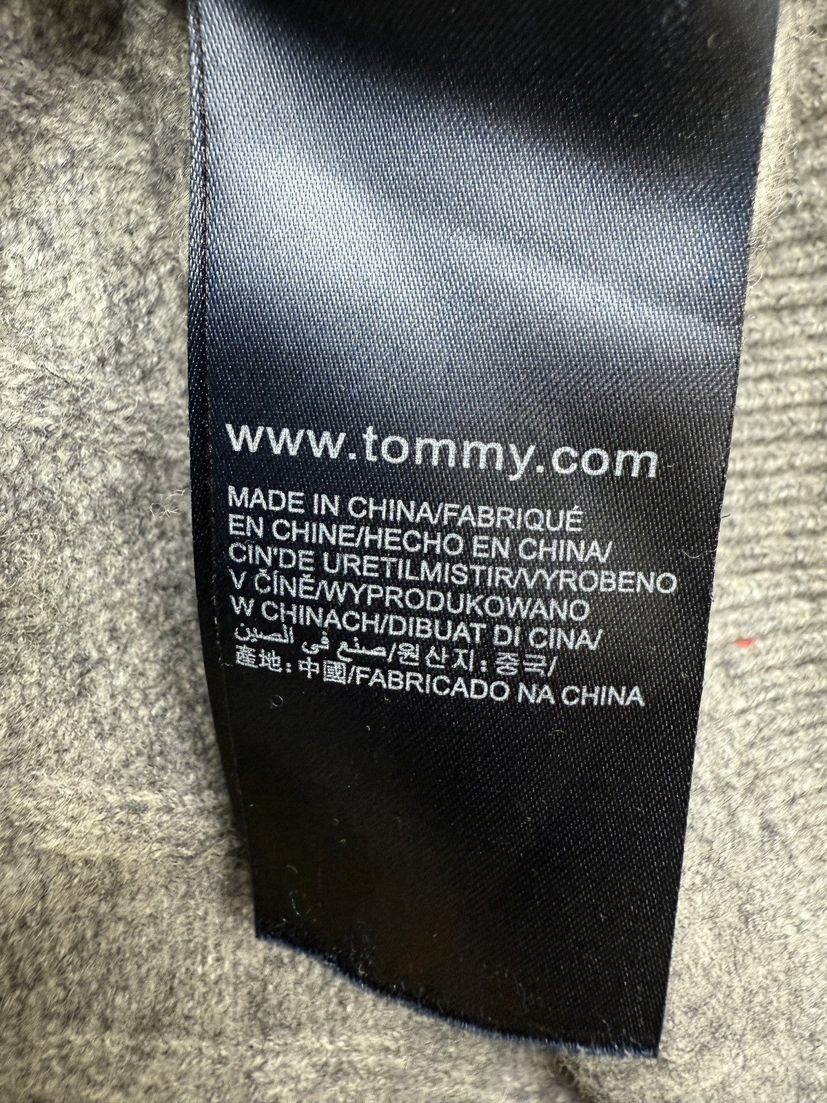 Tommy Hilfiger Cable Knit Crewneck Sweater Men's XXL Grey