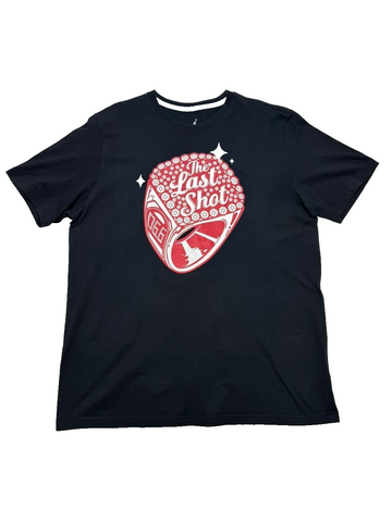 Nike Air Jordan Retro Xiv 14 Last Shot T-Shirt For Men - Black & Red - Size XL