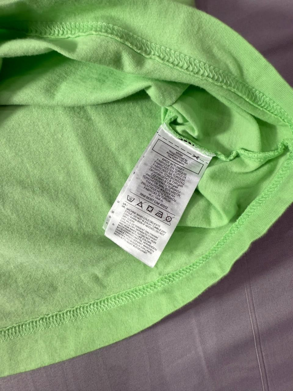 Adidas Originals Men's Green T-Shirt Trefoil Logo Short Sleeve Tee Small