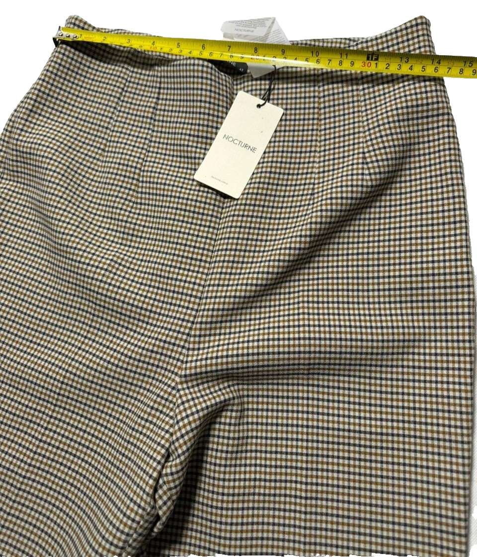 Nocturne Checkered Pants For Women - Size 42