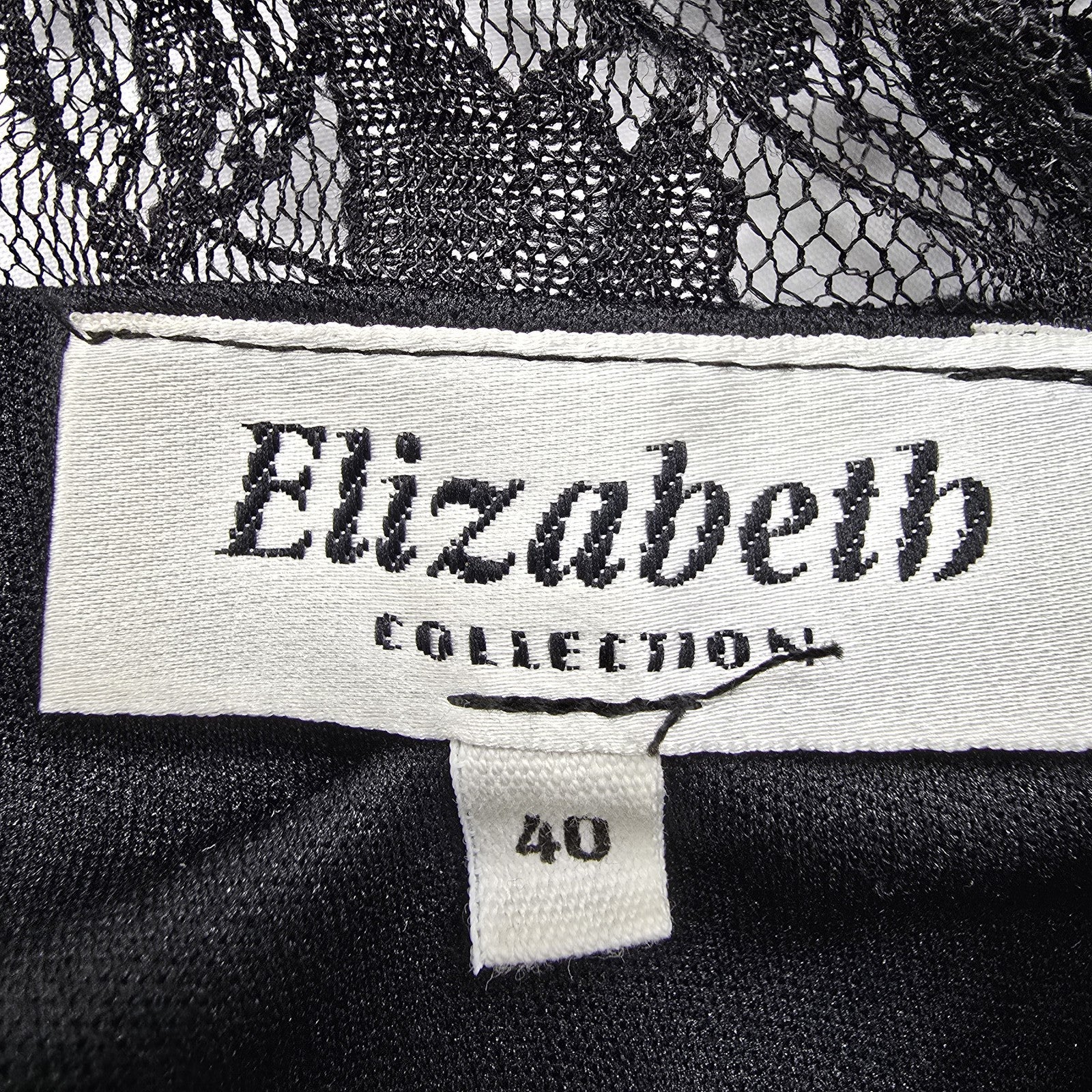 Elizabeth Women Black Dress size 40 product image 3
